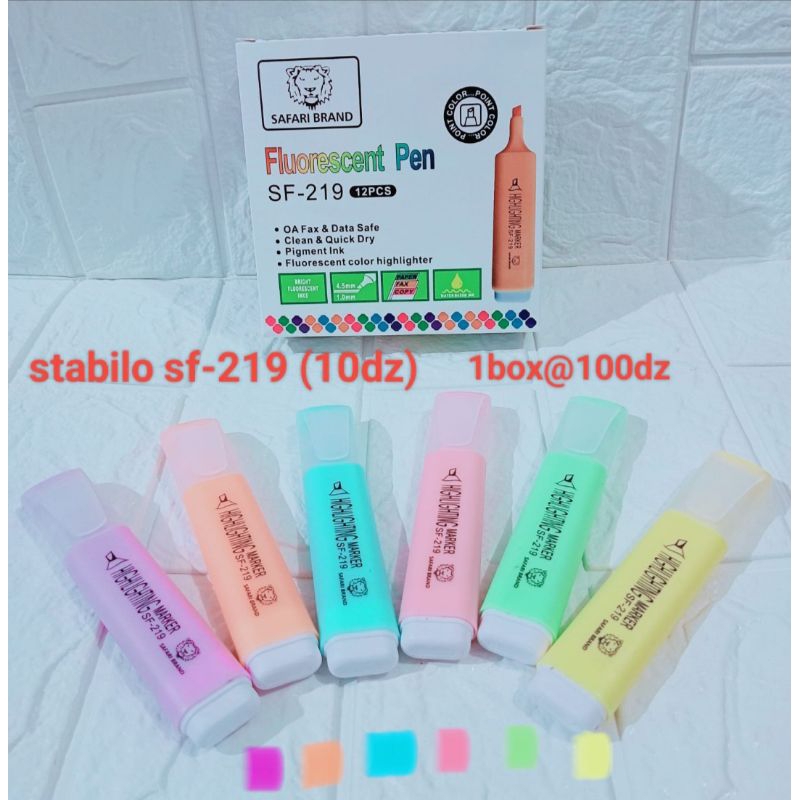 

(6PCS / 6WARNA) STABILO HIGHLIGHTER PASTEL