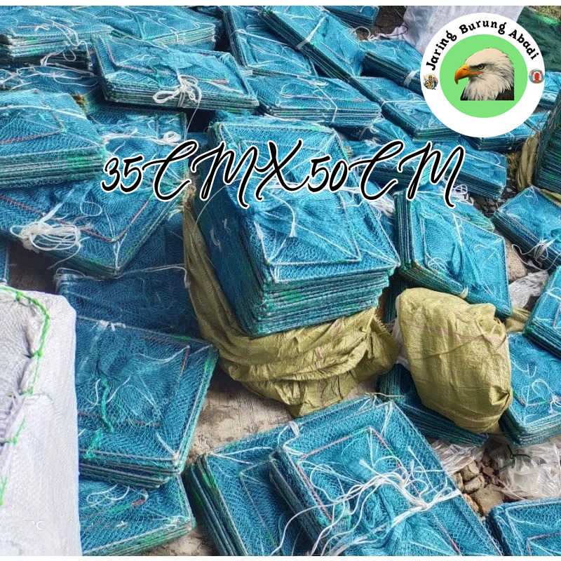 BUBU JEBAKAN KEPITING 11 meter / 11m - 1/2" - 50x35cm / BUBU JEBAKAN IKAN / BUBU NAGA 10 METER