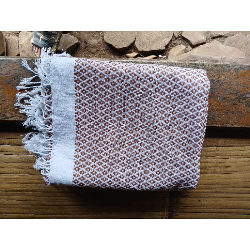 Kain tenun baduy motif janggawari tradisional suku baduy