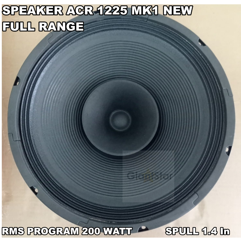 ACR 1225 SPEAKER FULL RANGE 12 inch 12in 1225-MK1 NEW ACR 1225 NEW ACR FULL RANGE 12" VOKAL