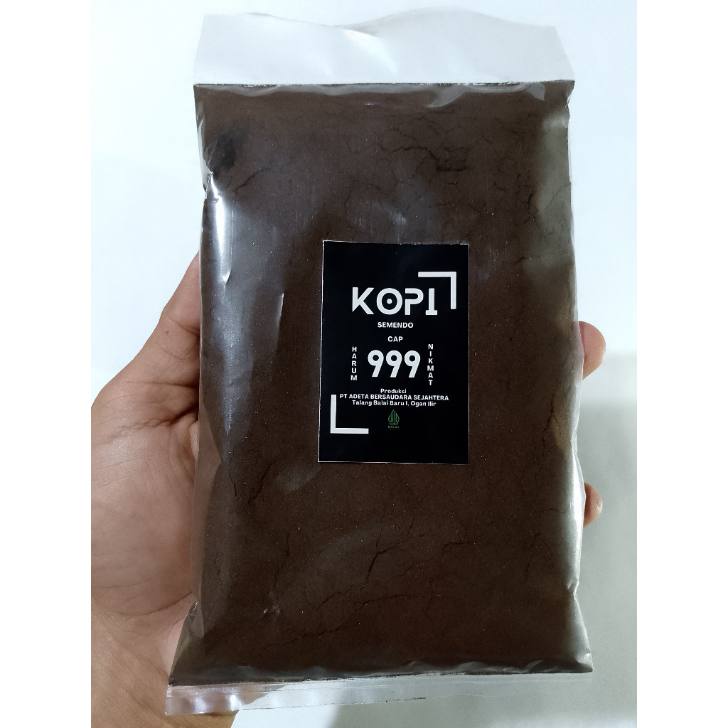 

Kopi Bubuk 200 gram | Kopi 999 Semendo | Asli dari Sumatera Selatan