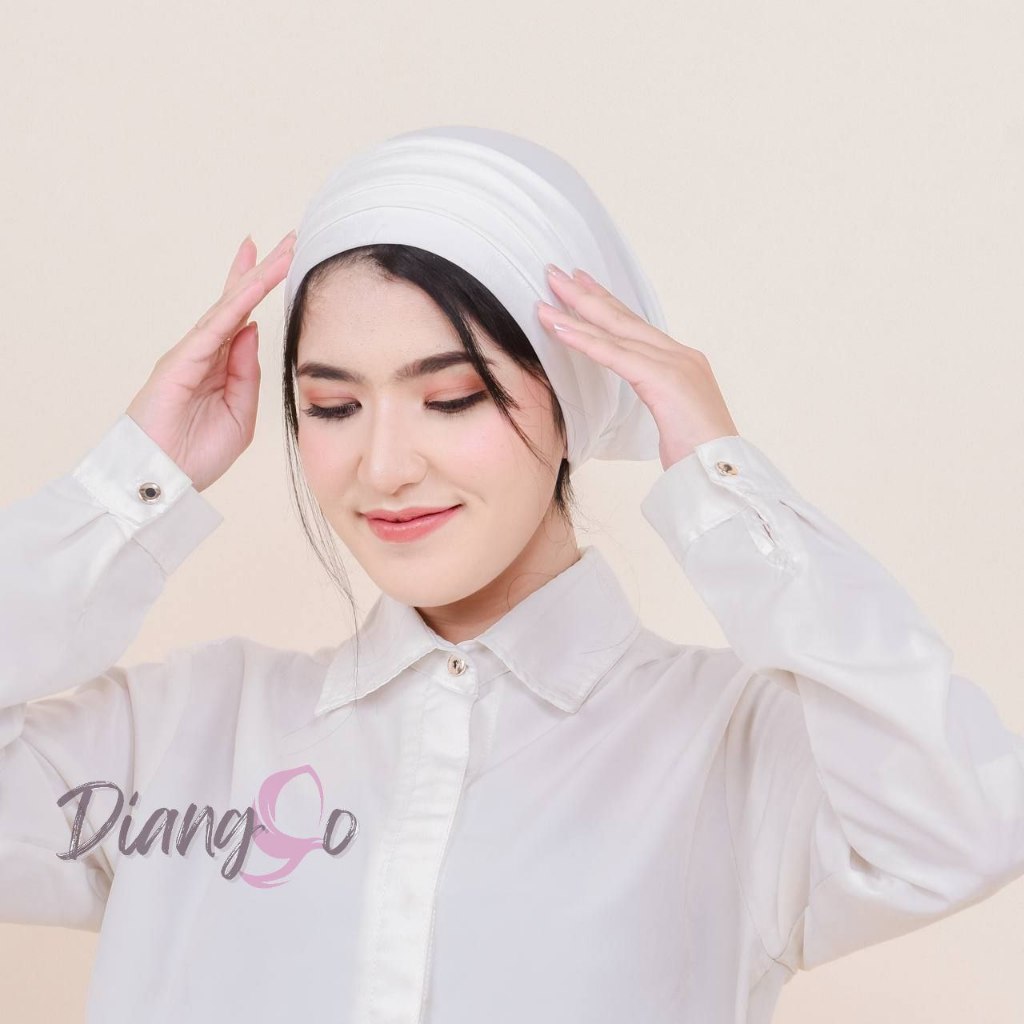 Turban wanita kekinian instan jersey premium dewasa Belva