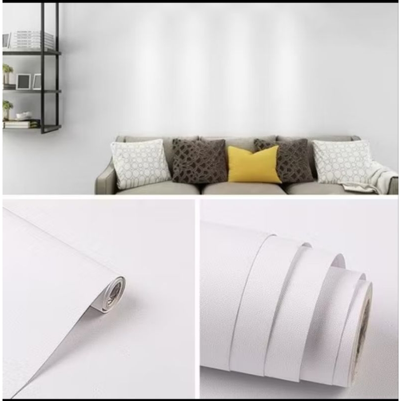 WALLPAPER DINDING POLOS WALLPAPER DINDING EMBOS UKURAN 45CM×10METER