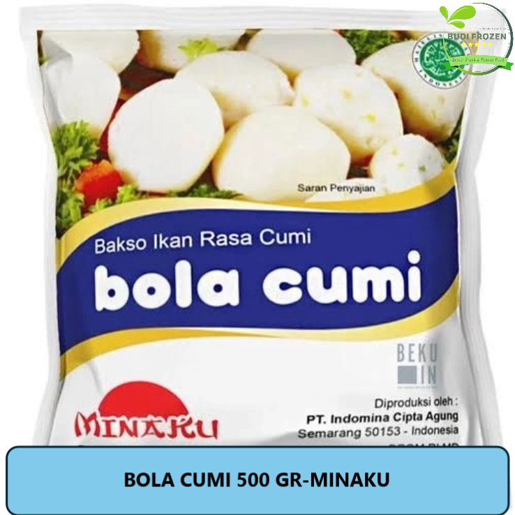

BOLA / BAKSO / BOLA BOLA IKAN / CUMI / KEPITING / SALMON / LOBSTER / UDANG – 500 GR MINAKU