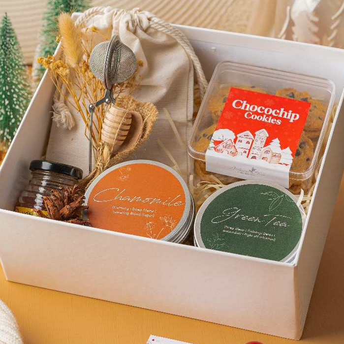 

Tea Hampers Souvenir Teh Artisan Gift Kado - CLARINNA Hampers