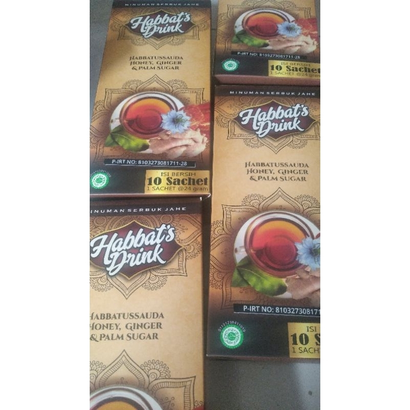 

Habbat's Drink minuman jahe instan dengan madu, habbatussauda dan gula palm