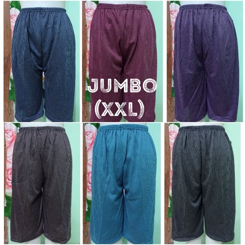 OBRAL MURAH HARGA KONVEKSI Celana Pendek Harian Wanita // Kolor Jumbo