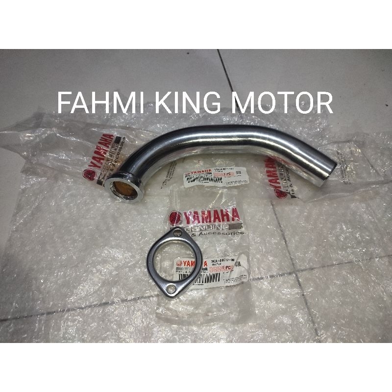 LEHER KNALPOT SET KANCING ATAS ASLI ORIGINAL YGP RX KING PNP RXK RXS RX100 RS100 RX125