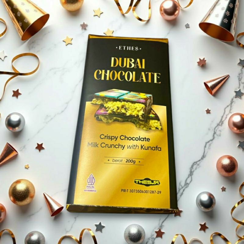 

ETHES DUBAI CHOCOLATE WITH KUNAFA 200gr
