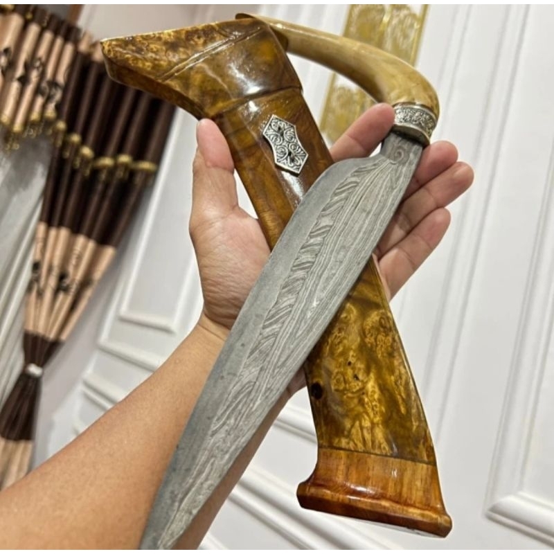 Kawali ras Makassar asli berpamor (Murmer)