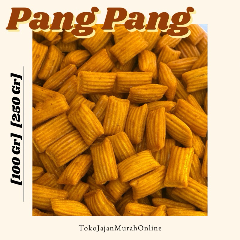 

Pang pang Jajan Jadul Ori Pedas Manis Gurih [100 gr] [250 gr]
