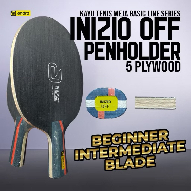 Kayu Bet Pingpong Tenis Meja Andro Inizio Offensive Serang 5plywood Penholder