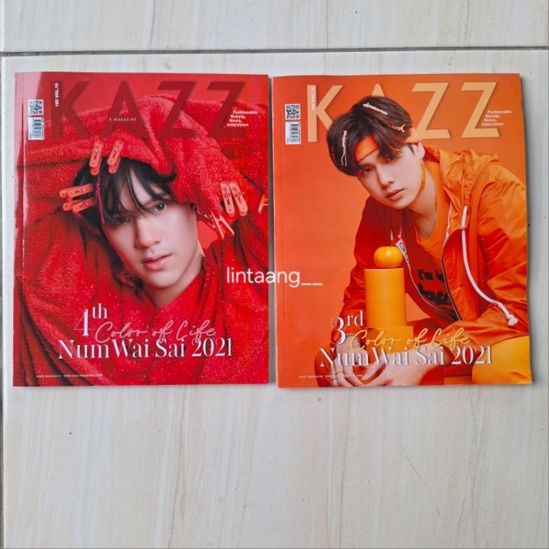 magazine kazz num wai sai 2021 nanon korapat phuwintang majalah kazz magzine