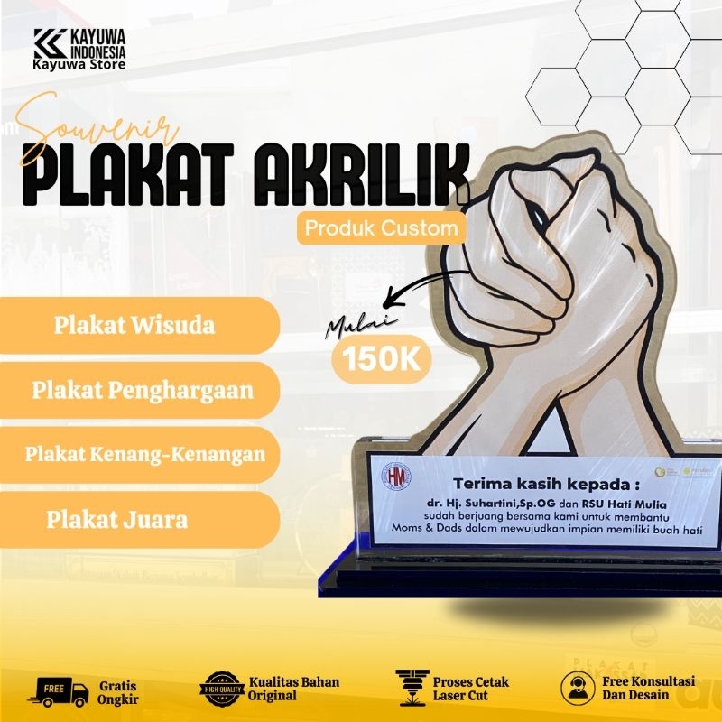 PLAKAT CUSTOM SUKA-SUKA/Plakat Wisuda/Plakat Akrilik