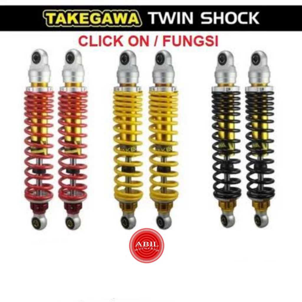 shockbreaker klik takegawa ukuran 280 320 340/ shock belakang takegawa