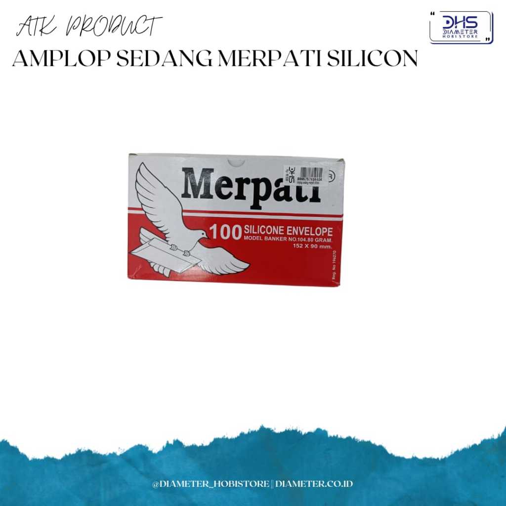 

Amplop Sedang Merpati Silikon