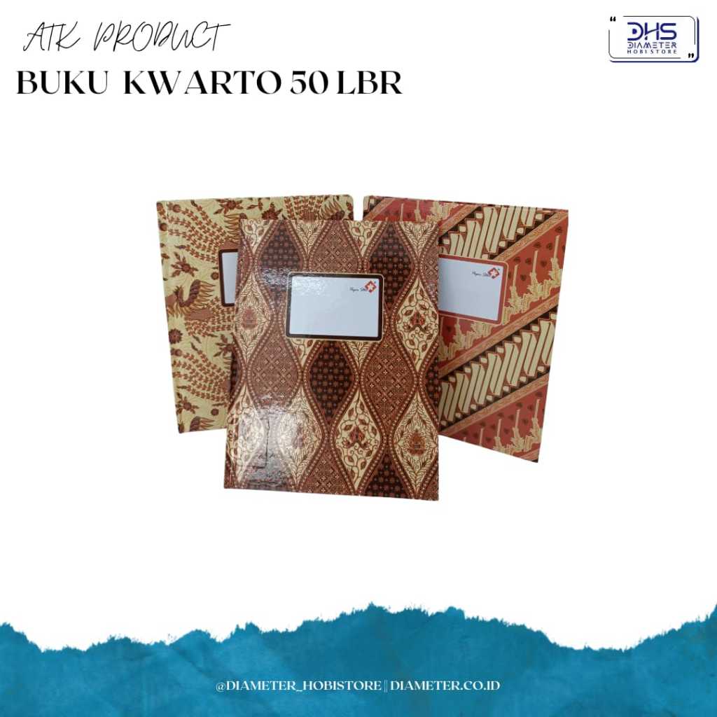 

Buku Kwarto 50 lembar / BUKU KWARTO