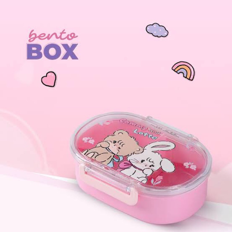Miniso Disney Bento Box lunch box / Kotak makan tempat makan tempat makanan