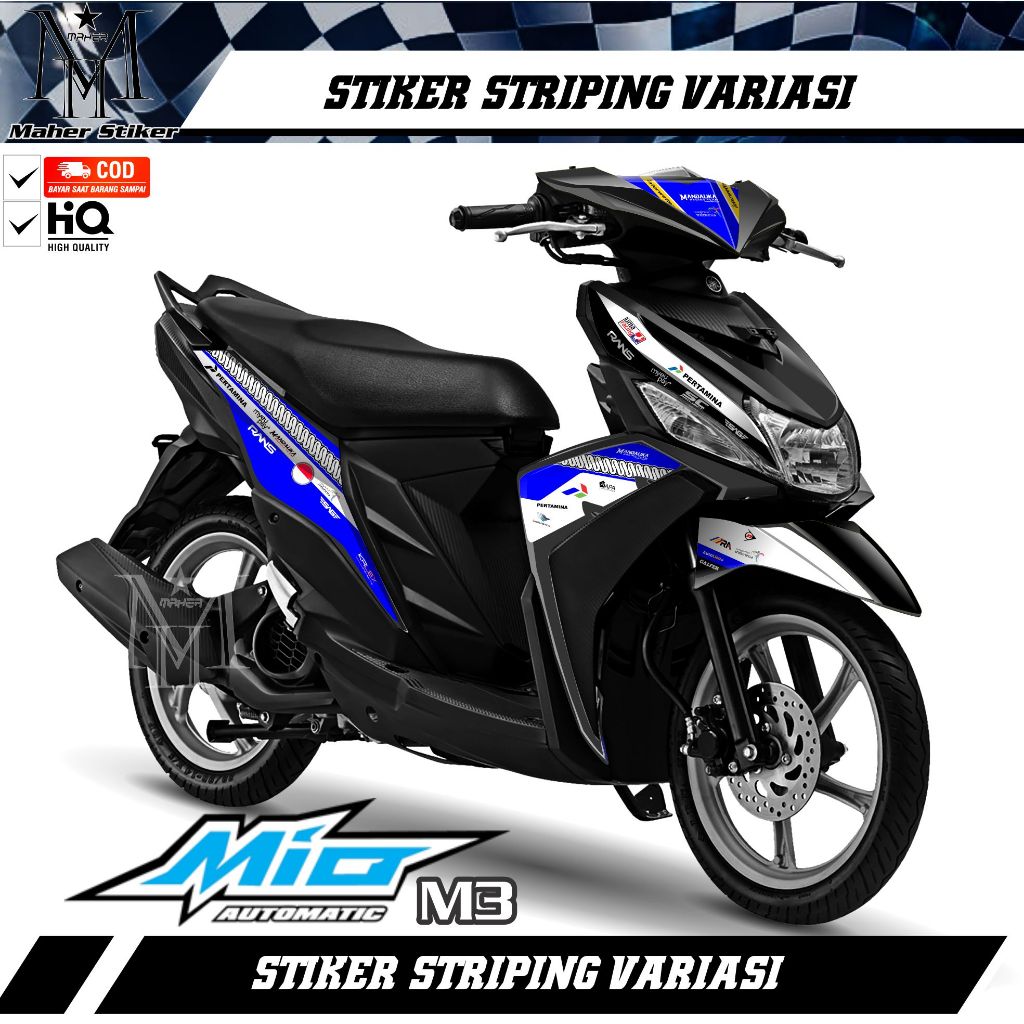 Striping Mio 125 - Mio M3  Variasi Mandalika