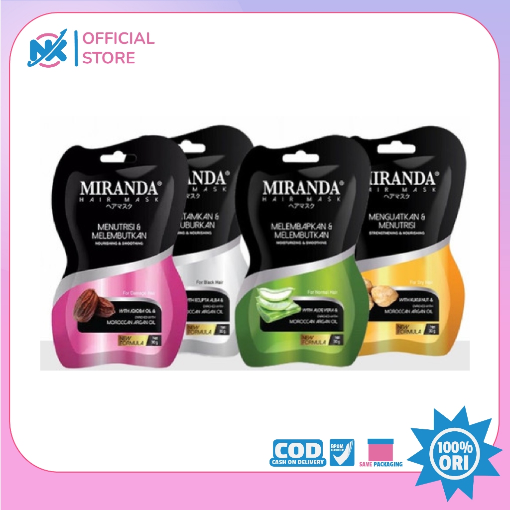 Miranda Hair Mask Aloe Vera Hijau