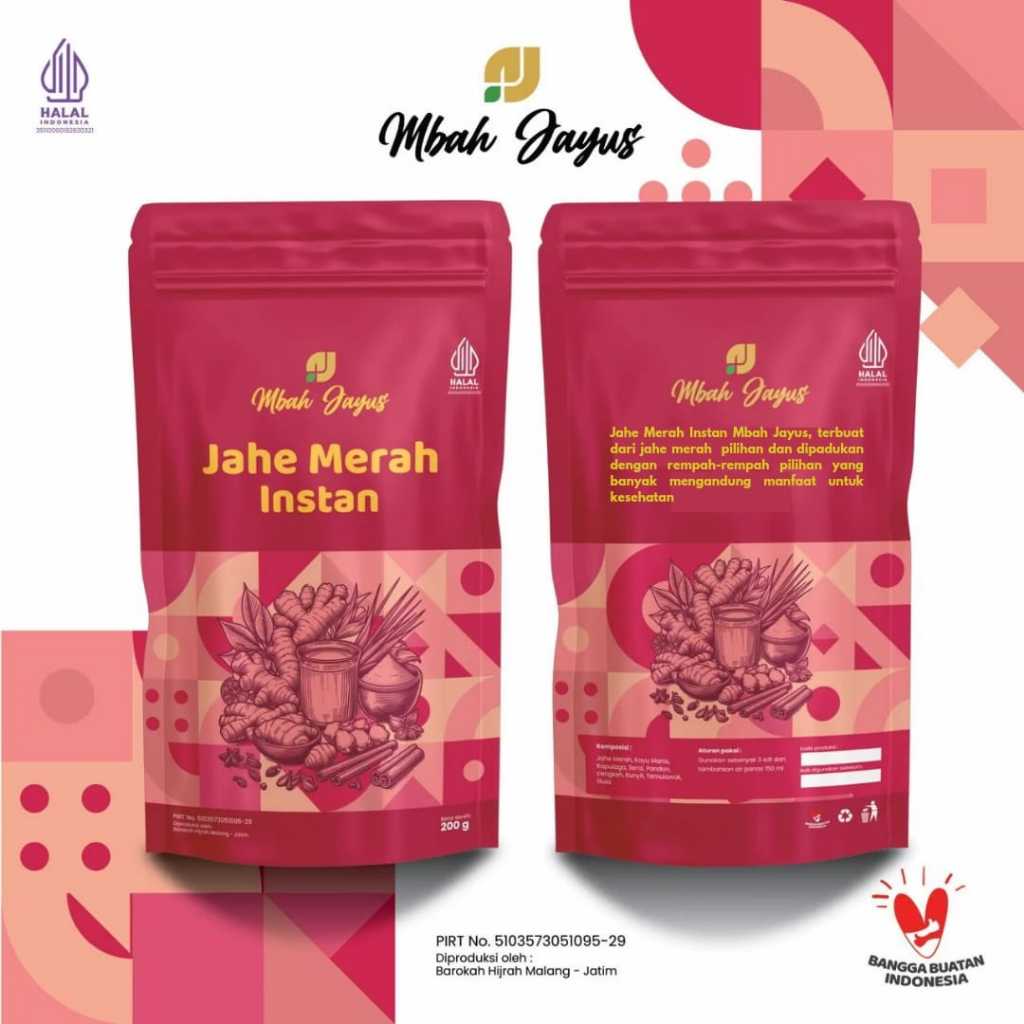 

Mbah Jayus Jahe Merah Instan Plus Rempah 200 g