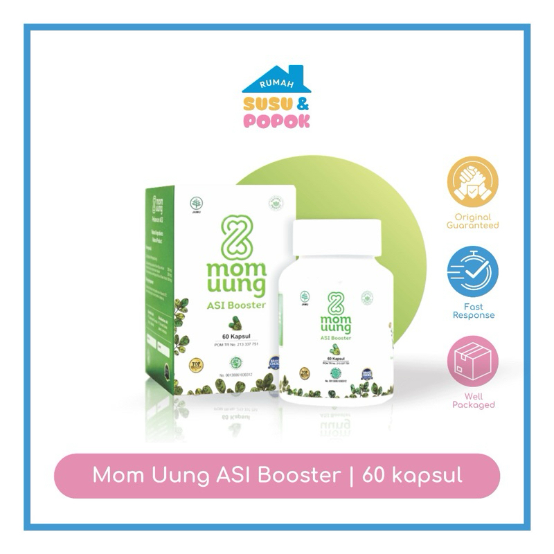[Kemasan Baru] Mom Uung Asi Booster 60 Kapsul