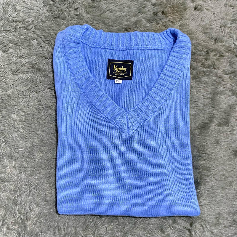 PRELOVED ROMPI RAJUT POLOS/VEST RAJUT/ROMPI POLOS PRIA&WANITA