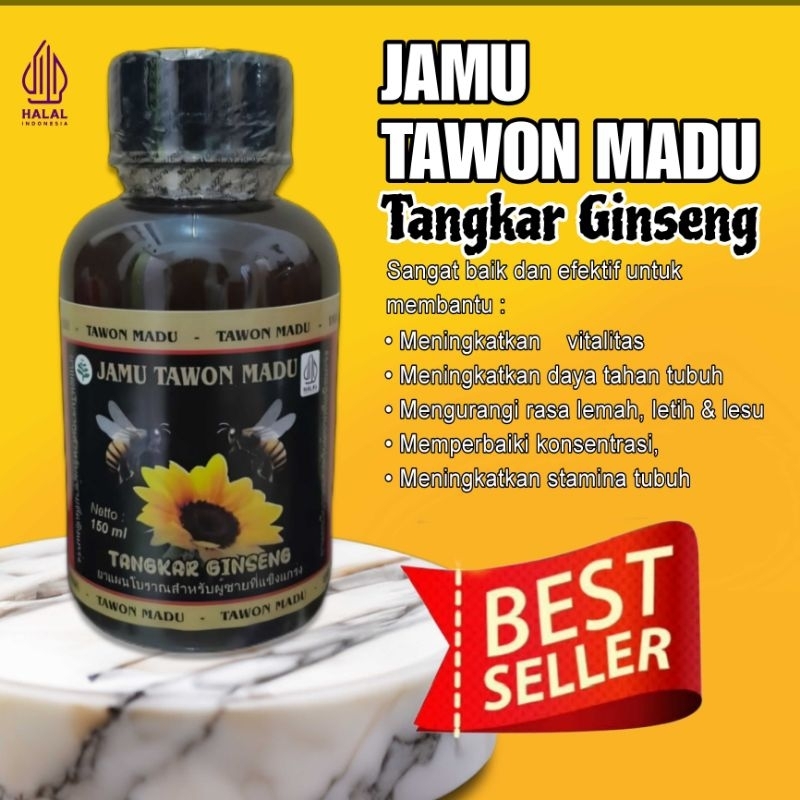 

Madu Tawon Jamu Herbal Madu Tonik 100% Asli