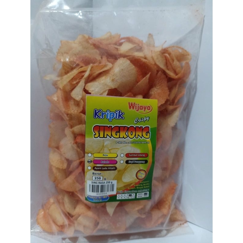 

Keripik Singkong Balado khas malang 250 gram #oleh oleh khas malang