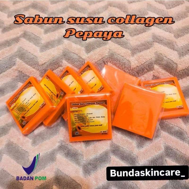 [ORIGINAL BPOM] SABUN PEPAYA | SABUN SUSU COLLAGEN PEPAYA VIRAL BY AYU