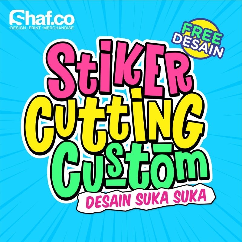 

STICKER CUTTING COSTUM // FREE DESAIN // DESAIN SUKA-SUKA