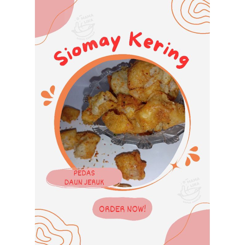 

SIOMAY KERING MINI KRIUK RENYAH PEDAS DAUN JERUK
