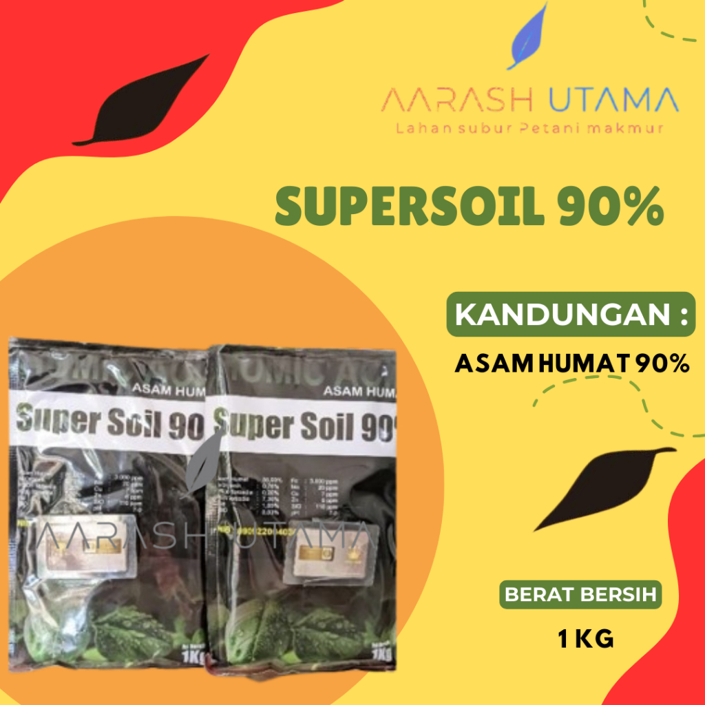SUPER SOIL / Asam Humat Supersoil 90%/  Asam Humat 1KG