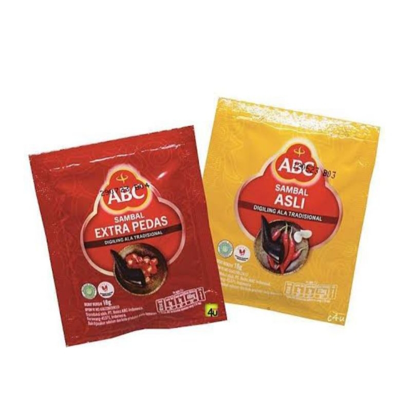 

Saos ABC SACHET ketengan 1.000 rupiah isi 10 sachet