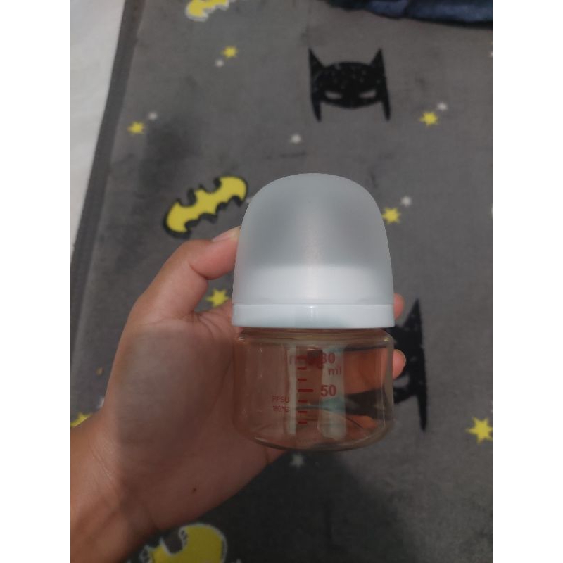 PRELOVED || Botol Susu Pigeon || Botol PPSU Wide Neck Leher Lebar Generasi || 80 ml