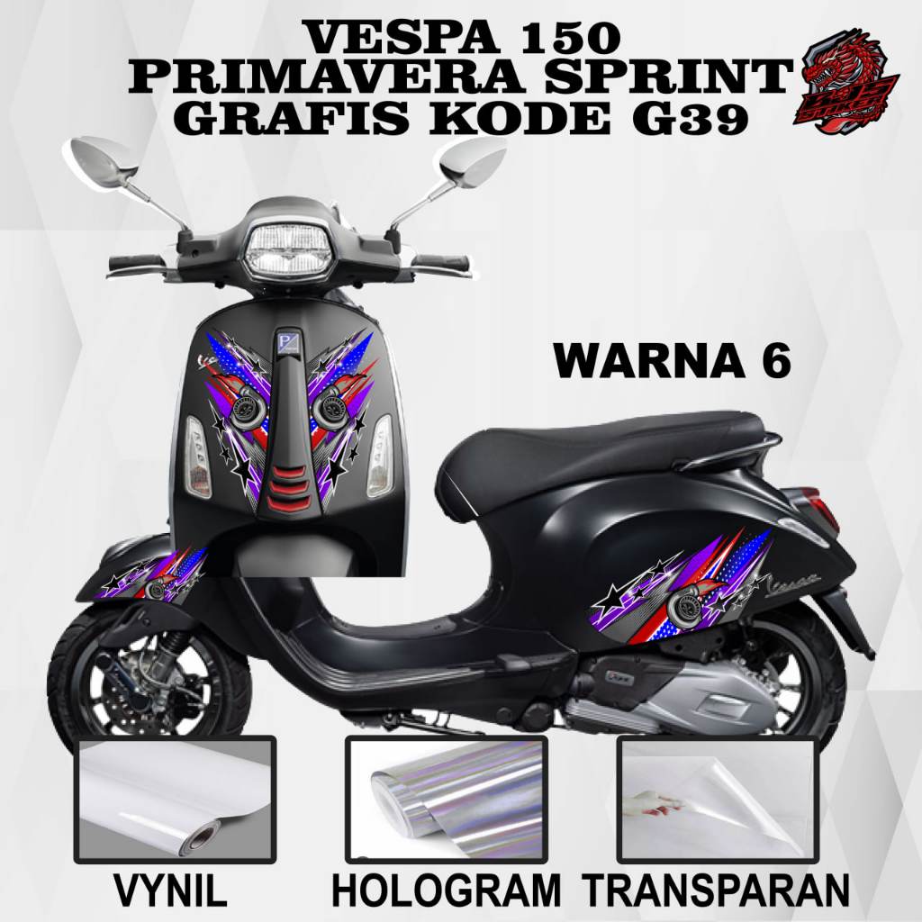 Stiker Primavera Stiker Vespa Sprint Stiker Vespa 150 / Striping Primavera Striping Vespa Sprint Str