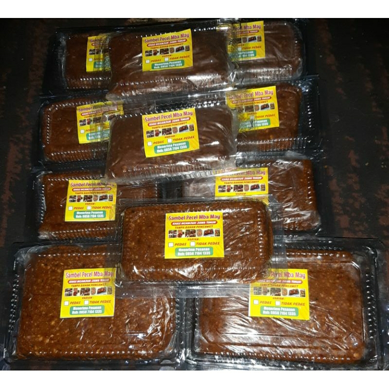 

sambel pecel khas jawa timur (nganjuk)
