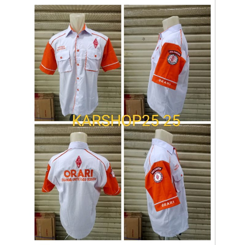 Kemeja orari nasional terbaru kemeja orari lengan pendek terbaru baju orari kemeja organisasi amatir