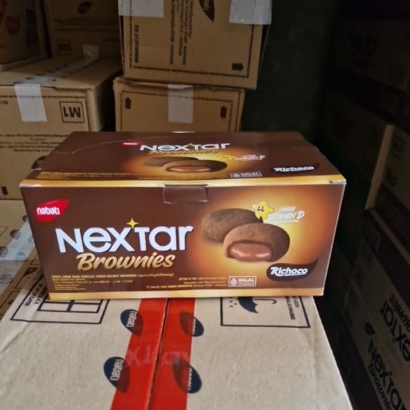 

biskuit cookies nextar nabati brownies coklat 1box 10 pcs