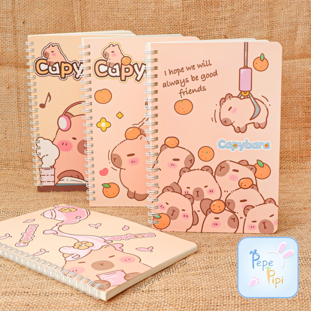 

Notebook Spiral A5 Capybara Diary Aesthetic Buku Jurnal Buku Catatan Buku Note