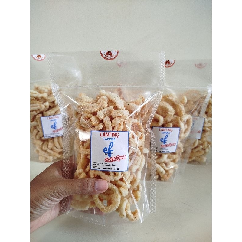 

Lanting Getuk Lanting Tapioka 75-85 gr / Lanting Pedas / Cemilan Sehat / Oleh Oleh cemilan murah