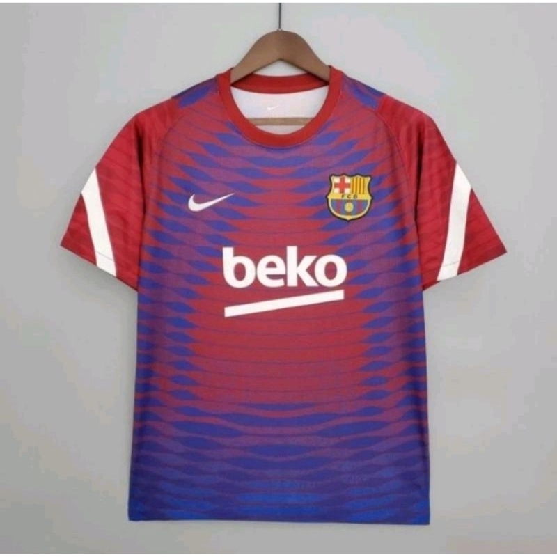 Jersey Kaos Baju Sepak Bola Barca Barcelona Home Away 3rd Third Training Latihan Pre Match Prematch 