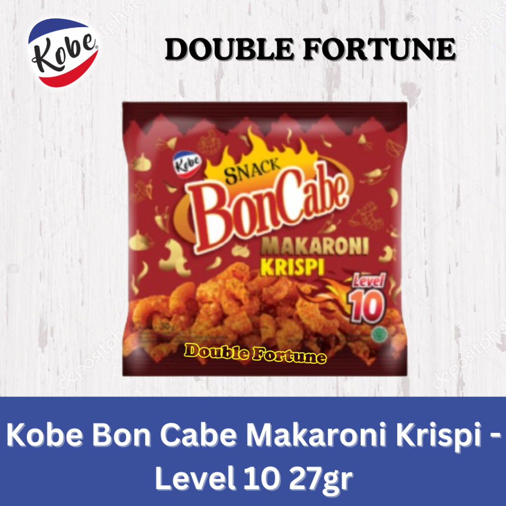 

KOBE Snack BonCabe Makaroni Krispi Level 10 Mini 27gr