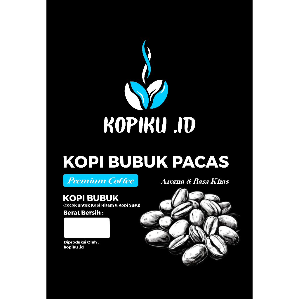 

Kopiku.id - Bubuk kopi Pacas Premium Harga Bersahabat 500gr