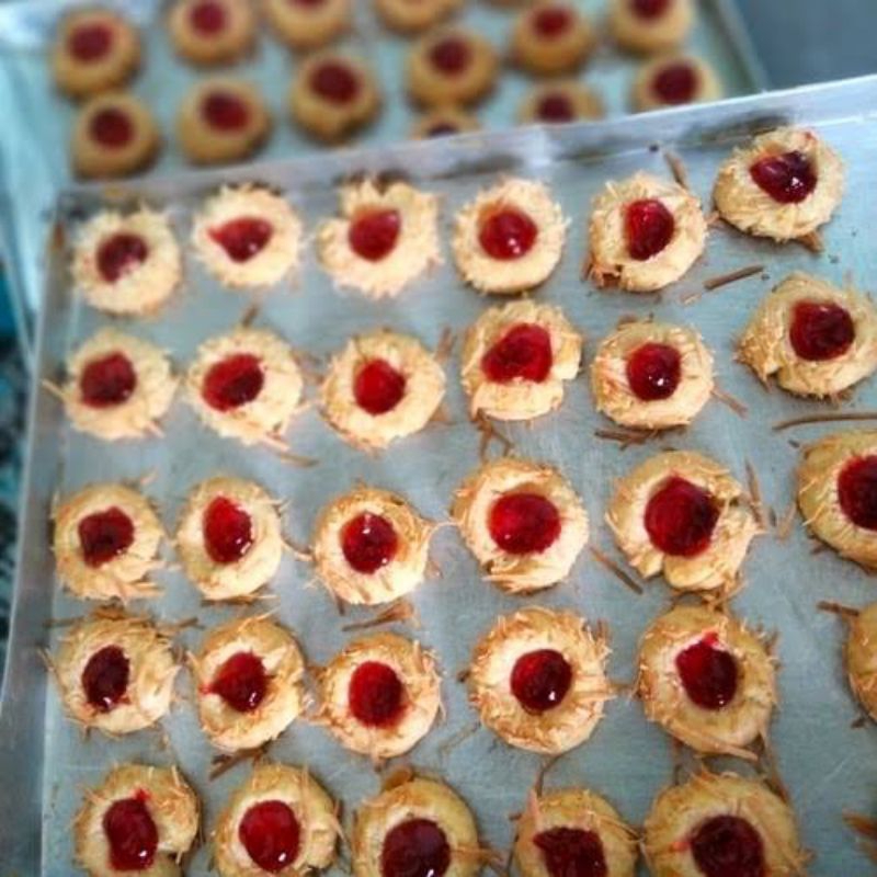 

KUE KERING THUMBNAIL/KUE KERING SELAI STRAWBERRY/KUE THUMBPRINT/COOKIES KEJU THUMBNAIL/KUE LEBARAN/KUE IDUL FITRI