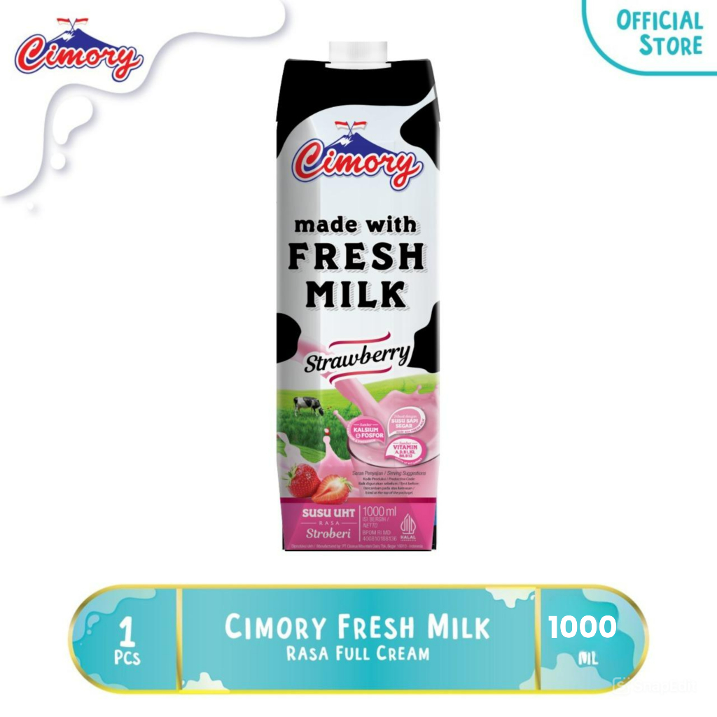 

CIMORY UHT MILK STRAWBERRY 1L