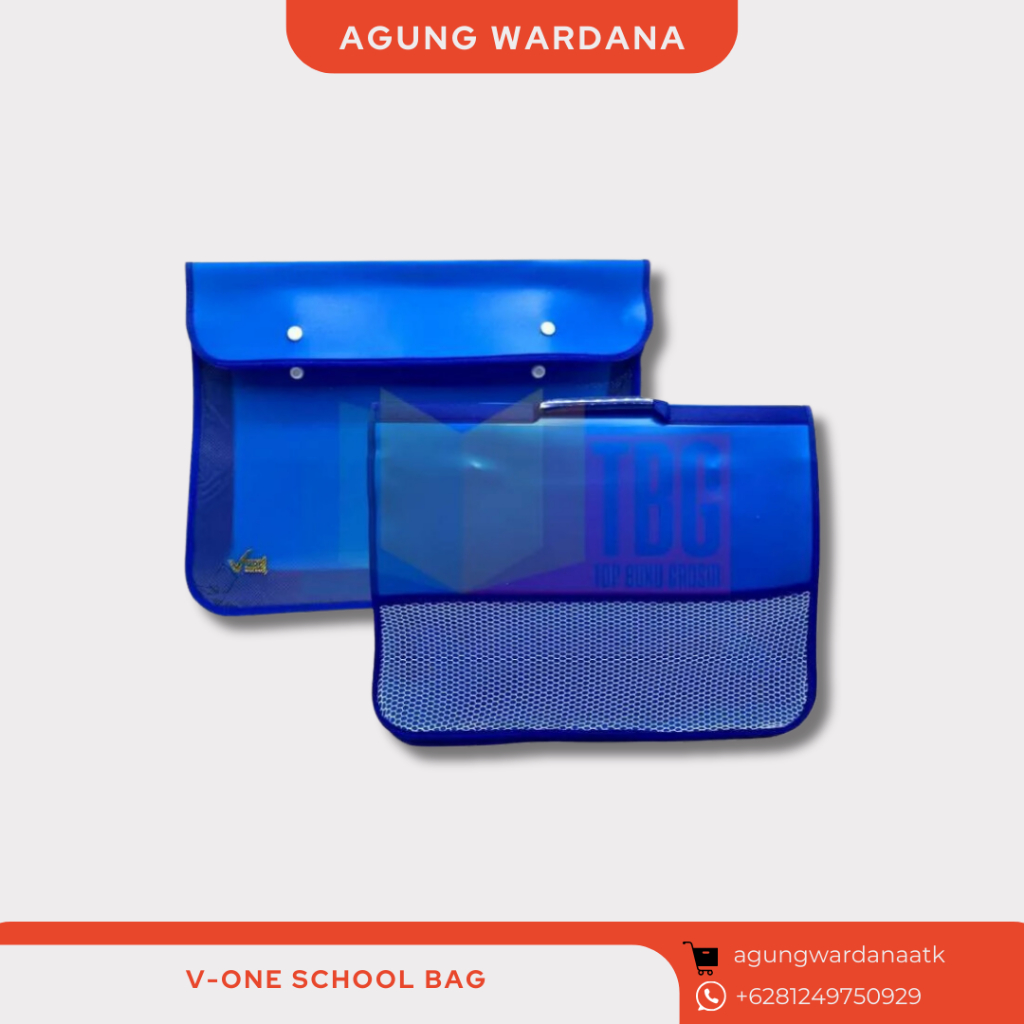 

V-ONE SCHOOL BAG MAP KANCING
