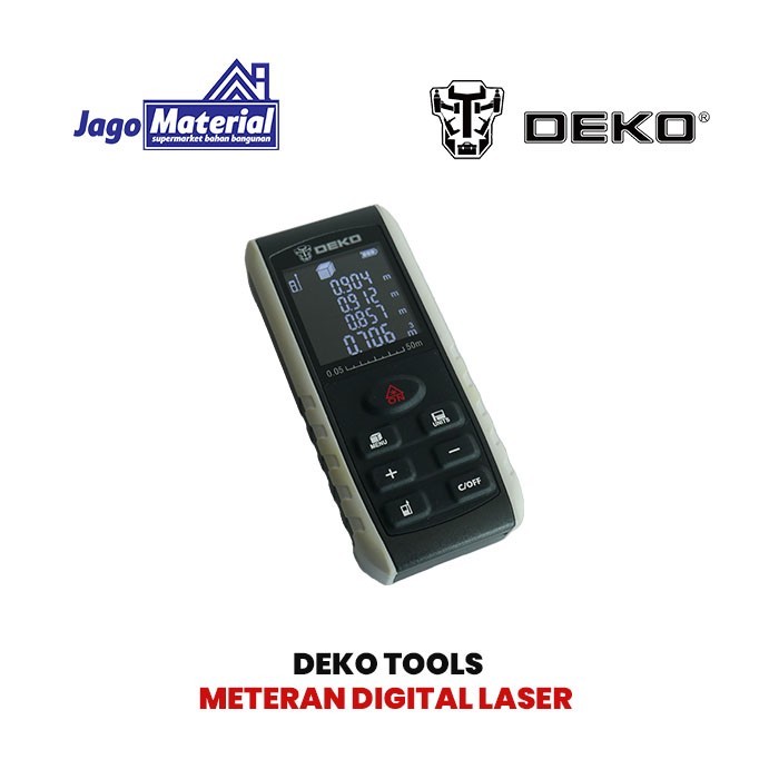 Deko Laser Distance Meter - Pengukur Jarak Laser - Meteran Digital Laser 50 Meter