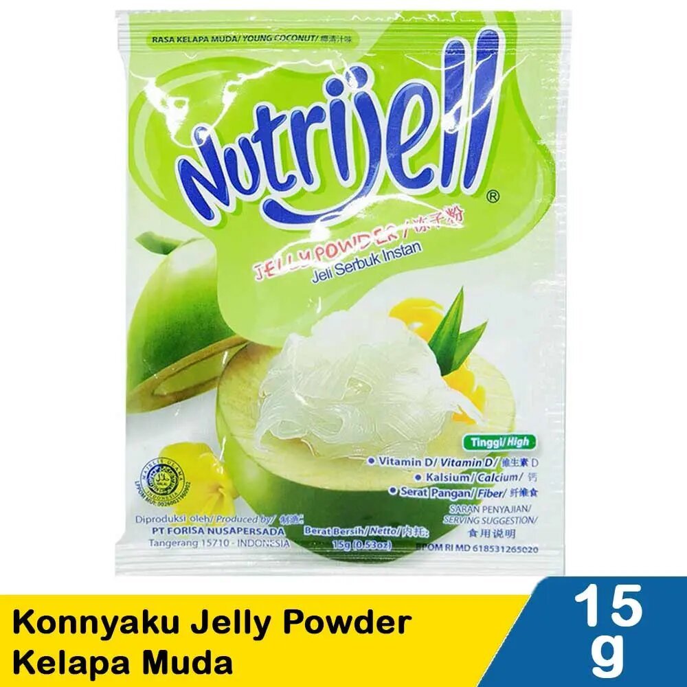 

Nutrijell Konnyaku Jelly Powder Kelapa Muda 15 gram