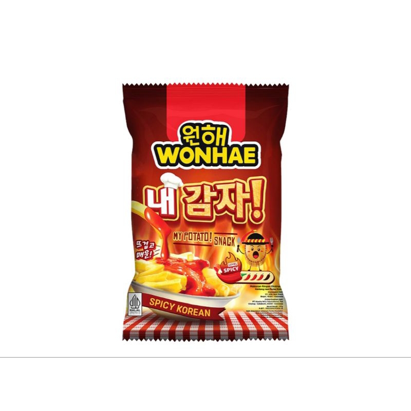 

WONHAE My Potato Snack Spicy Korean 60 g